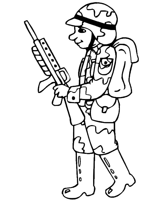 Drawing Military Soldier Coloring Pages Color Luna 600x776 Drawing Military Soldier Coloring Pages Color Luna
