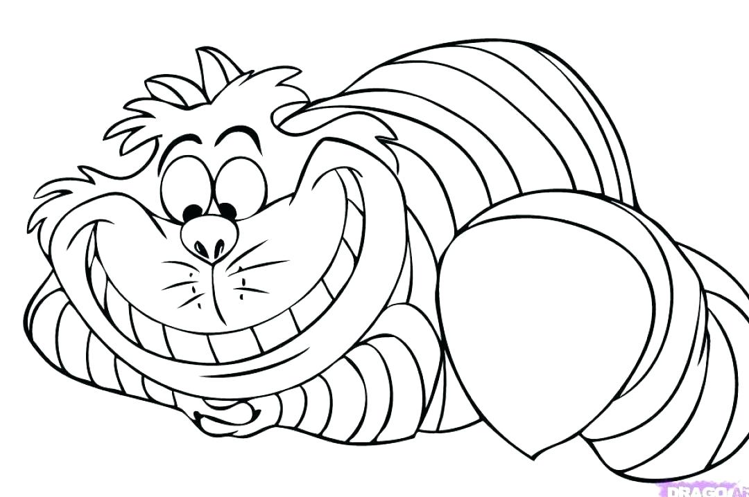 1080x718 Alice And Wonderland Coloring Pages In Wonderland Coloring Pages