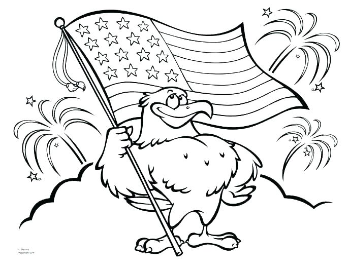687x531 American Symbols Coloring Pages Symbols Coloring Pages Eagle Color