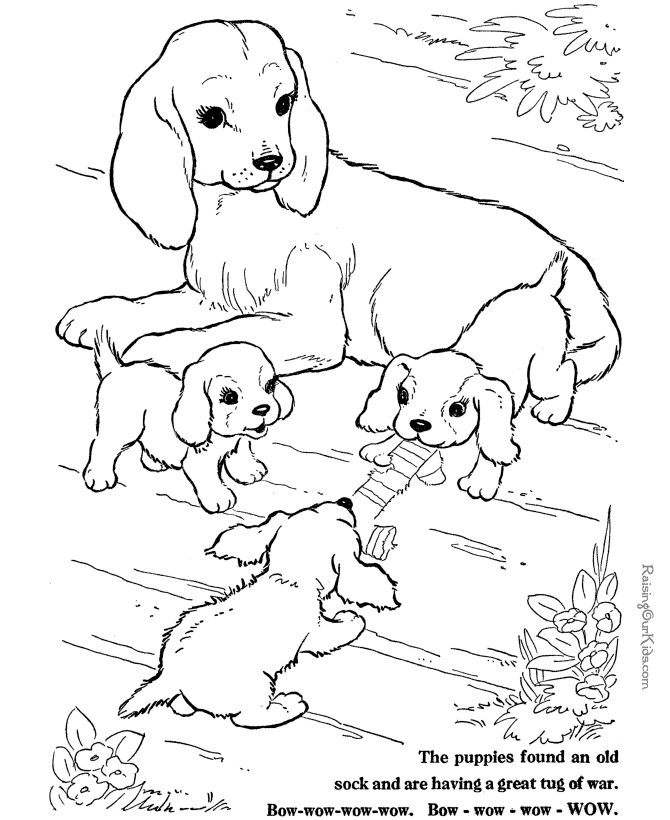670x820 Coloring Pages Animals And Their Babies
