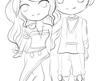 Cute Couple Coloring Pages Interesting Anime Couple Coloring Pages 440x330 Cute Couple Coloring Pages Interesting Anime Couple Coloring Pages