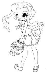 222x300 Cute Anime Chibi Food Coloring Pages