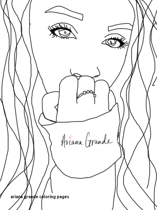 Ariana Grande Coloring Pages 600x800 Ariana Grande Coloring Pages