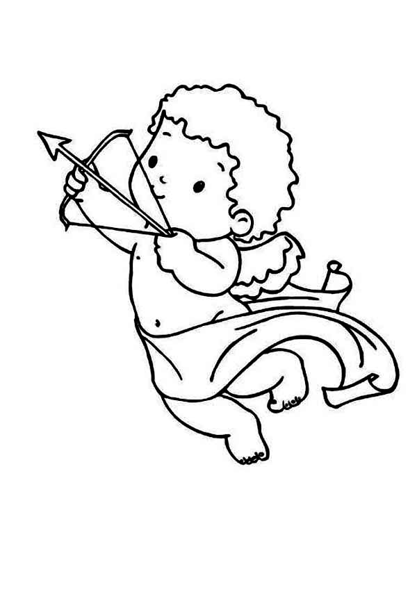 Cute Cupid Coloring Pages 600x852 Cute Cupid Coloring Pages
