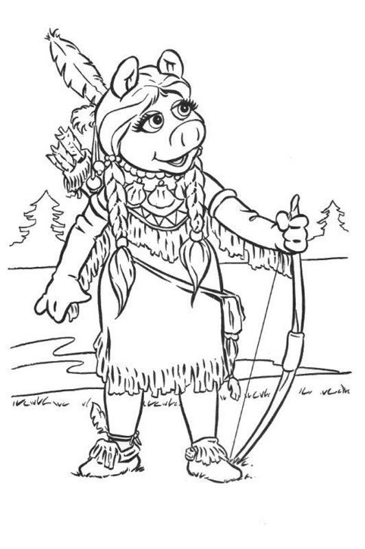 Muppet Show Holding Arrows Muppet Show Coloring Pages 532x800 Muppet Show Holding Arrows Muppet Show Coloring Pages