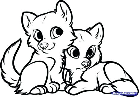 468x328 Fox Coloring Pictures Baby Fox Coloring Pages Animal Coloring
