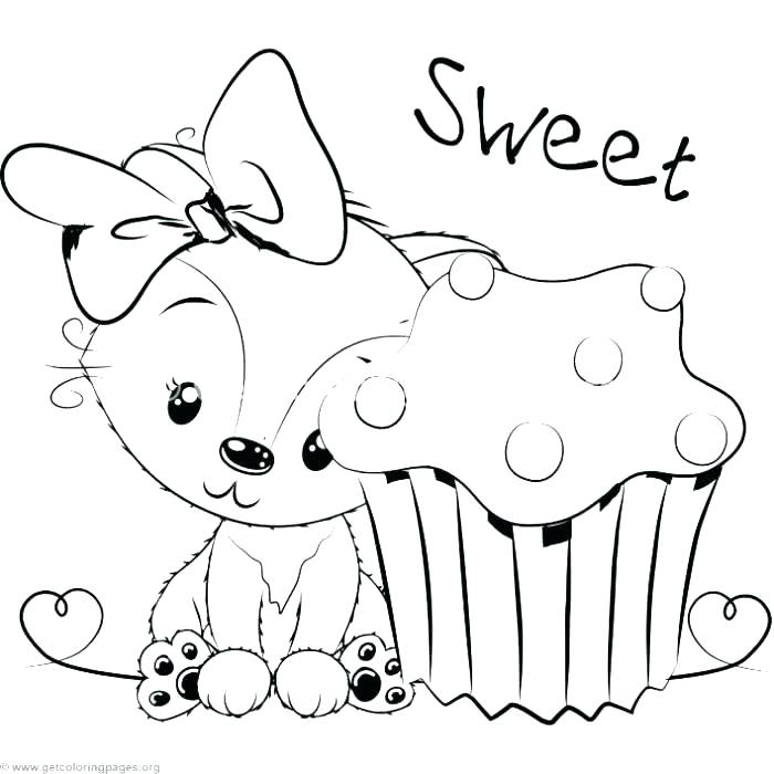 700x700 Baby Fox Coloring Pages