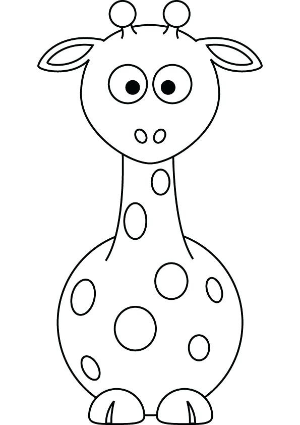 595x842 Giraffe Coloring Pages Download Free Baby Giraffe Drawing Page