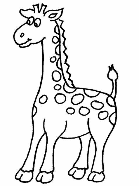476x633 Printable Baby Giraffe Coloring Pages