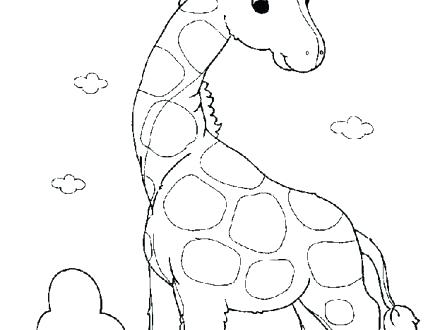 440x330 Baby Giraffe Coloring Pages Baby Giraffe Coloring Pages As Well As