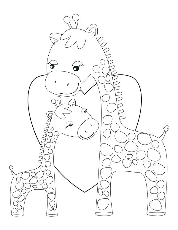 600x776 Baby Giraffe Coloring Pages Baby Giraffe Pictures To Color