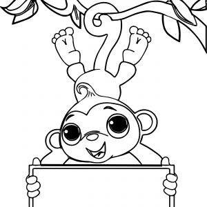 300x300 Coloring Pages For Monkey Best Of Coloring Pages Baby Monkey Best
