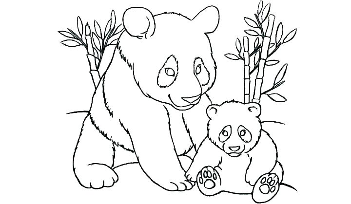 720x419 Panda Coloring Pages Panda Color Pages Posts Baby Panda Bear