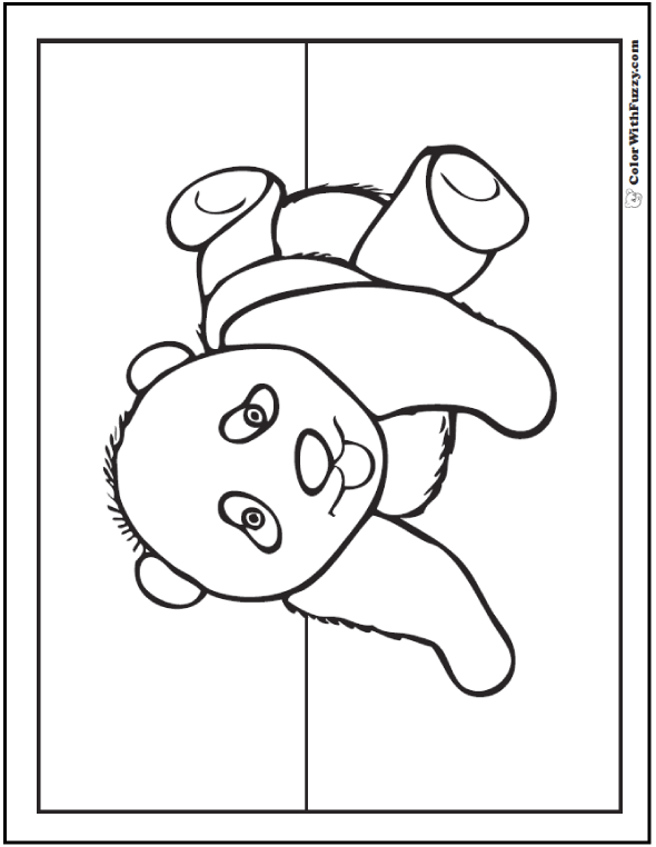 590x762 Baby Panda Coloring Pages 11