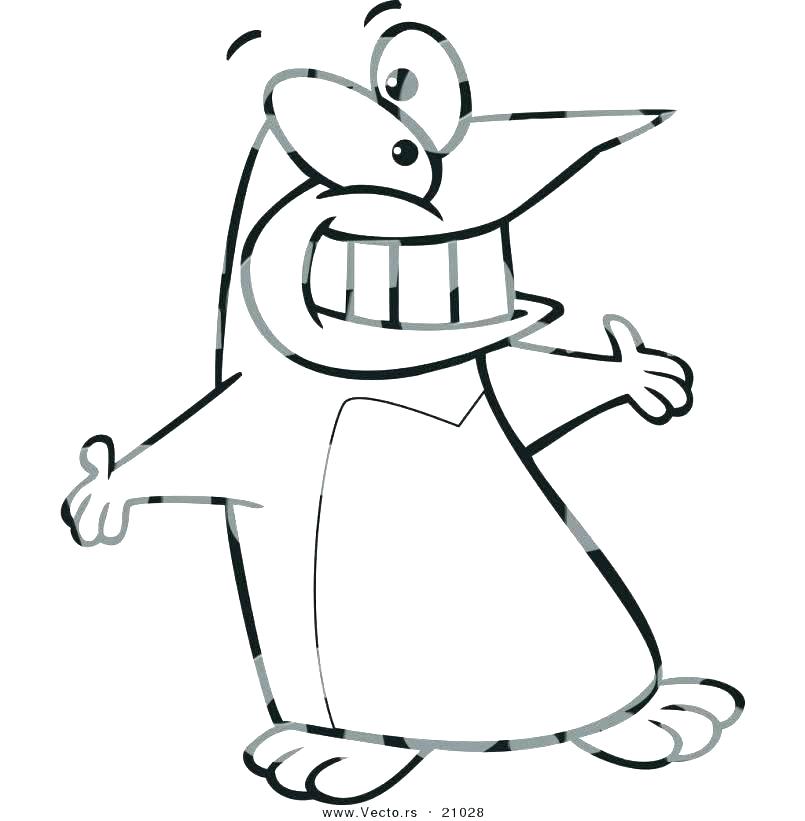 Pictures Of Penguins To Color 805x821 Pictures Of Penguins To Color