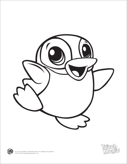 Baby Penguin Coloring Pages 405x524 Baby Penguin Coloring Pages