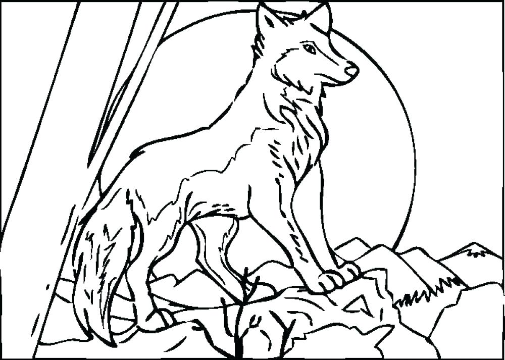 1000x713 Wolf Coloring Pages Wolf Coloring Pages Free Anime Wolf Coloring