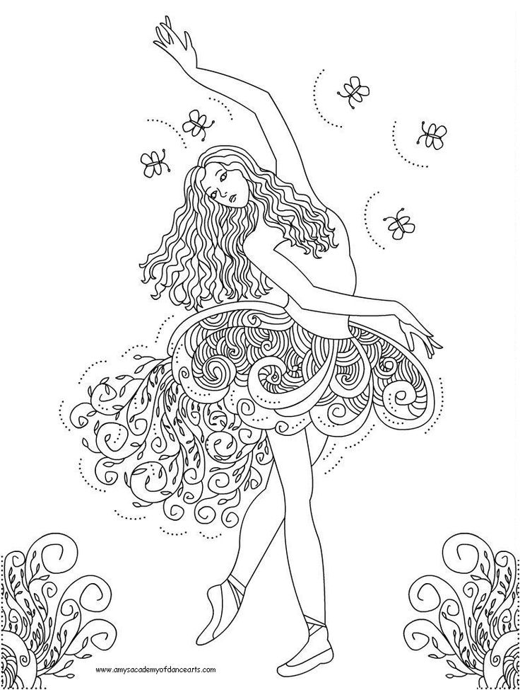 Coloring Pages Of Ballerina