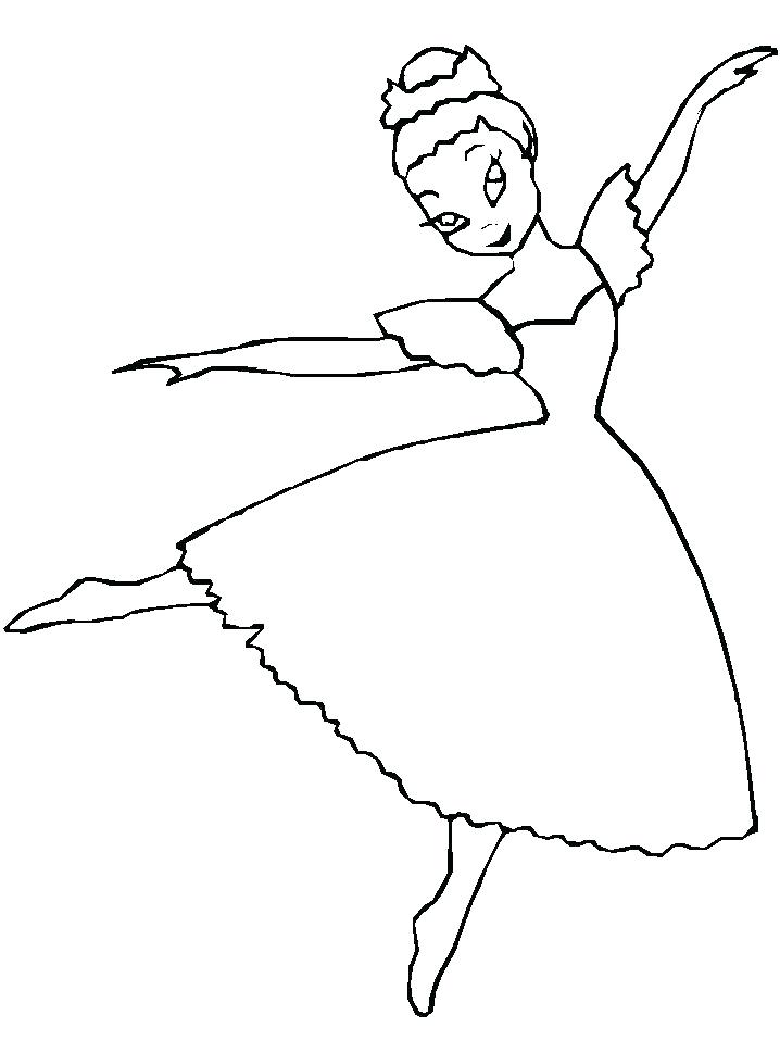 718x957 Ballet Dancer Coloring Pages Ballet Dancer Ebestbuyvn.co