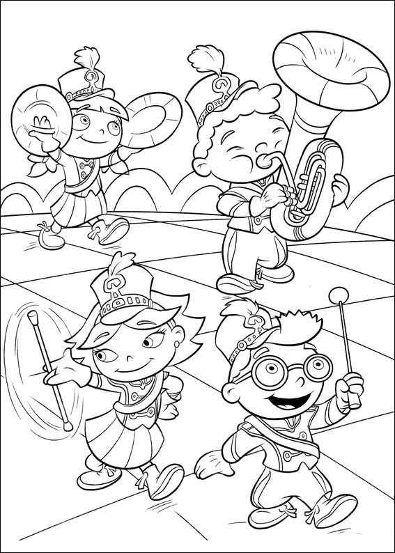 Little Einsteins Be A Marching Band Little Einsteins Coloring 567x794 Little Einsteins Be A Marching Band Little Einsteins Coloring