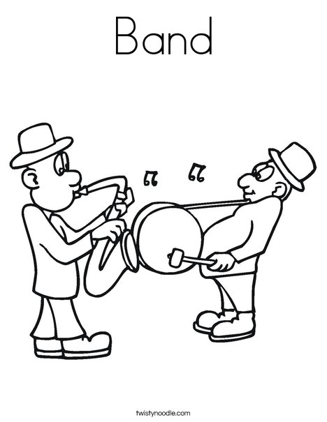 Band Coloring Page 468x605 Band Coloring Page