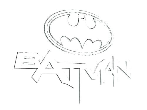Superhero Logo Colouring Pages Kids Coloring Batman Symbol 500x375 Superhero Logo Colouring Pages Kids Coloring Batman Symbol