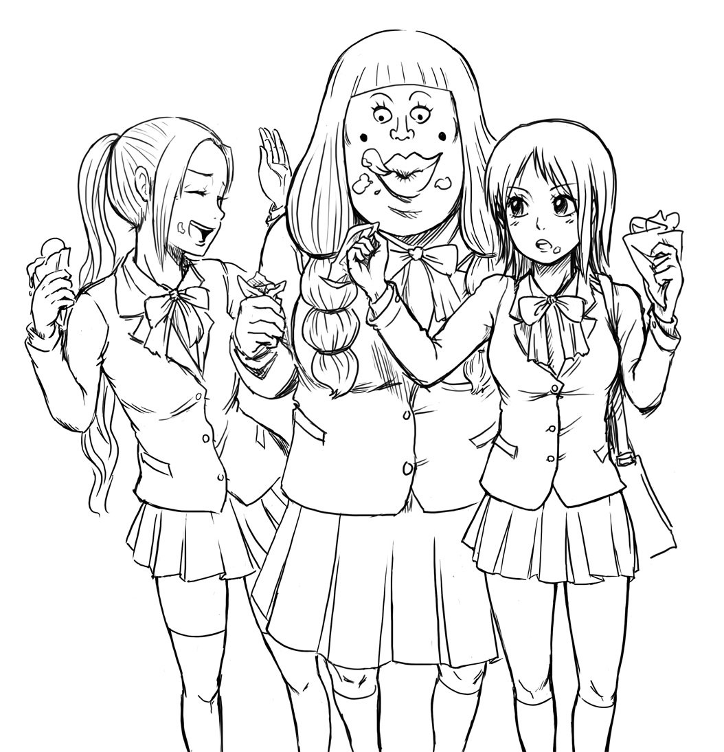 Anime Friends Coloring Pages Gallery Coloring For Kids 2018 1054x1094 Anime Friends Coloring Pages Gallery Coloring For Kids 2018