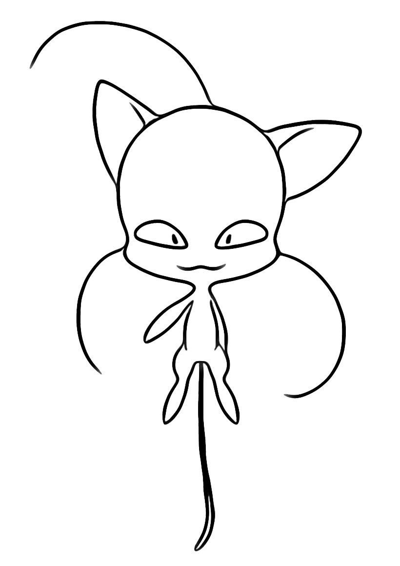 820x1160 Ladybug And Cat Noir Coloring Pages To Download And Print For Free
