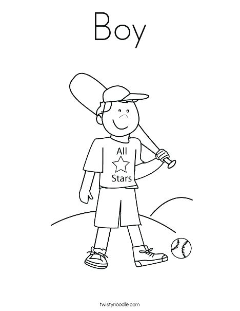 Coloring Page Of A Boy Coloring Pages For Boy Girl Baseball Player 468x605 Coloring Page Of A Boy Coloring Pages For Boy Girl Baseball Player
