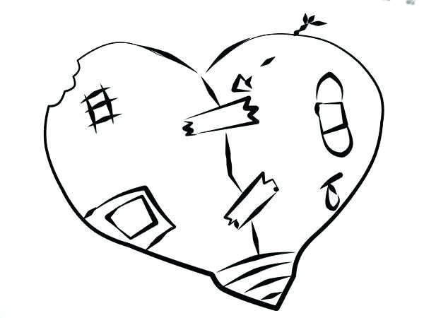 600x450 Heart Coloring Pictures To Print I Love You Heart Coloring Pages I