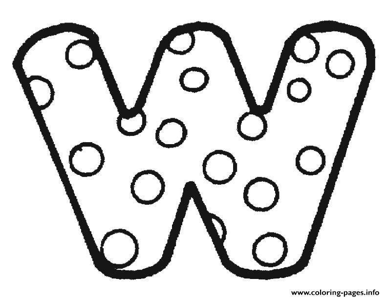 792x612 Ideas Collection W In Bubble Letters Best Bubble Letter W Coloring