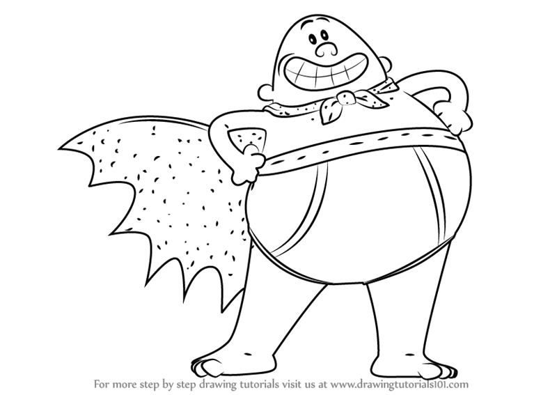 Coloring Pages Of Captain Underpants