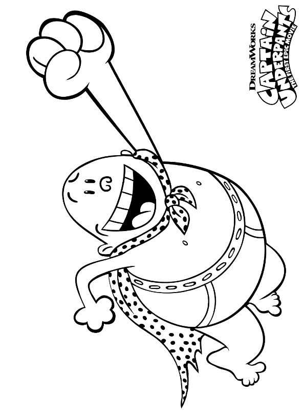 594x812 Kids N 5 Coloring Pages Of Captain Underpants
