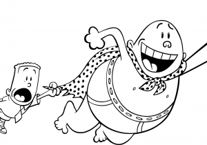 300x210 Luxury Captain Underpants Coloring Pages Advance