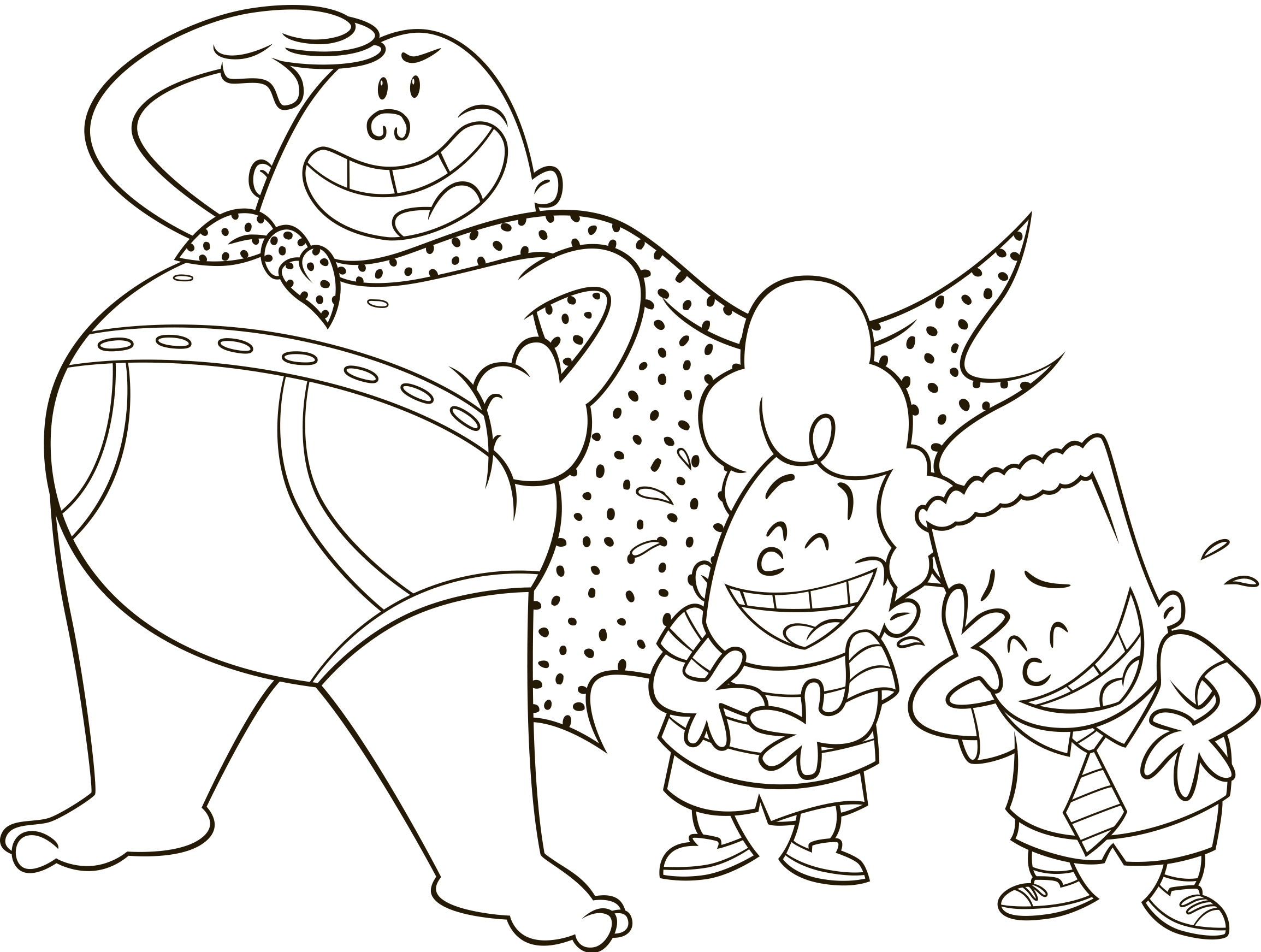 2309x1743 Terrific Captain Underpants Coloring Pages 20 Printable Free