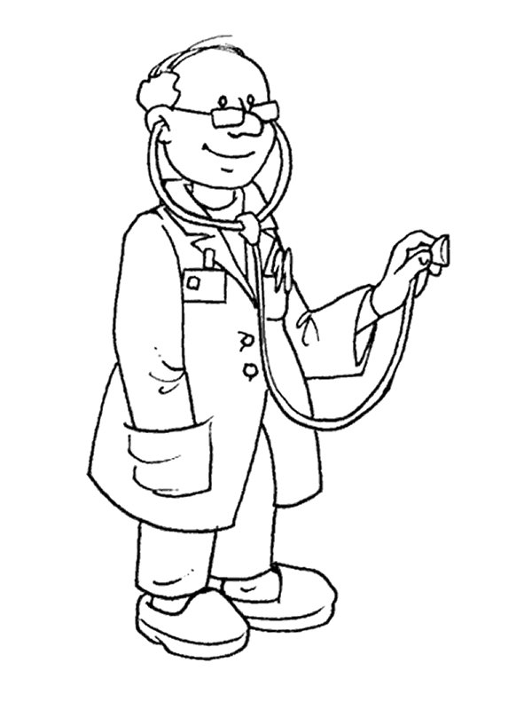 600x800 Professions Cool Occupations Coloring Pages Printable