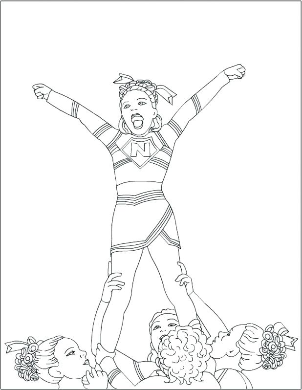 618x798 Cheerleaders Coloring Pages Cheerleader Coloring Pages Click