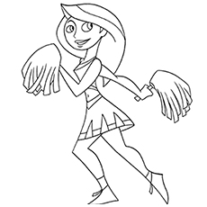 230x230 25 Beautiful Free Printable Cheerleading Coloring Pages Online