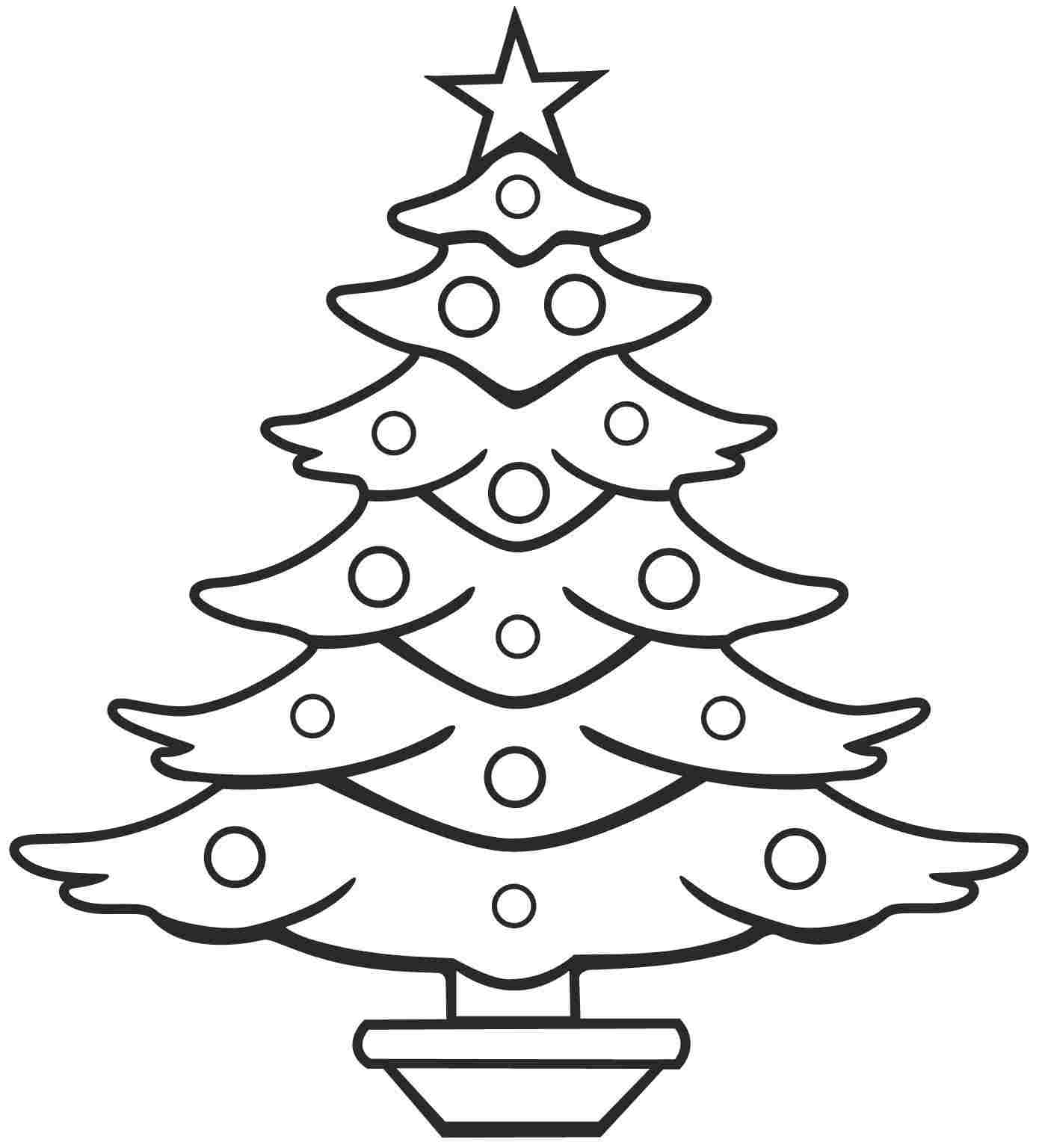 Inspiration Free Colouring Pages Christmas Tree For Little Kids 1390x1536 Inspiration Free Colouring Pages Christmas Tree For Little Kids