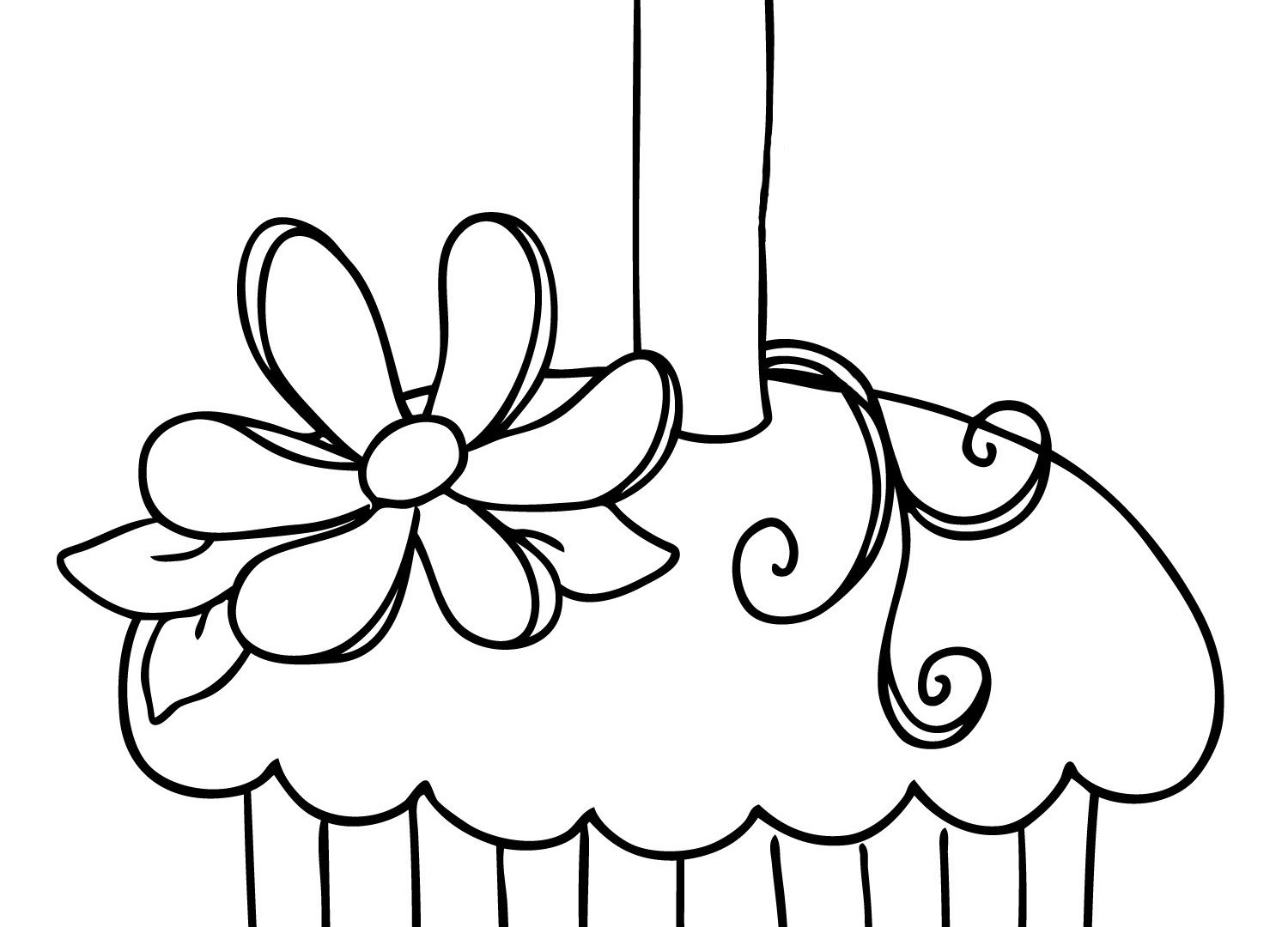 1500x1080 Free Colouring Pages Cupcakes Coloring Book Of Cute Pretty