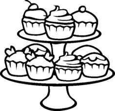 236x227 Coloring Pages Of Cupcakes And Cookies Bgcentrum