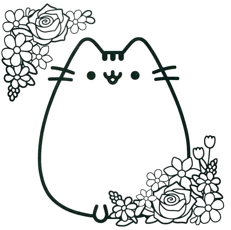 736x732 Black Cat Coloring Page Cats Coloring Pages Cat Coloring Pages