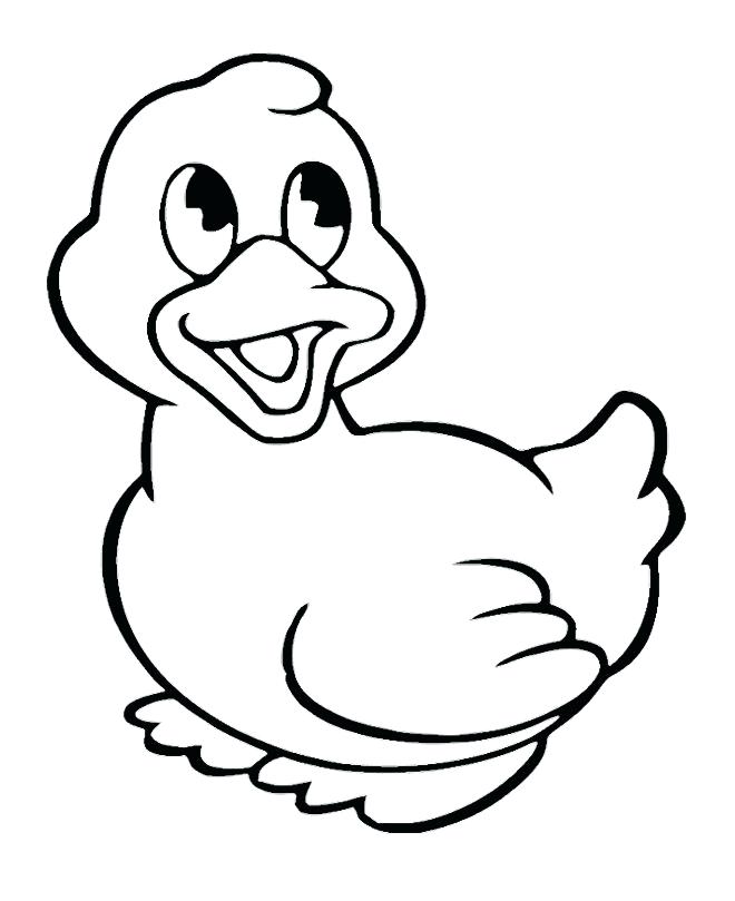 660x809 Duckling Coloring Pages Cute Duck Coloring Pages Baby Duck