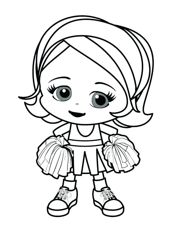 Cute Girl Coloring Pages Cute Cartoon Coloring Pages Cute Girl 600x776 Cute Girl Coloring Pages Cute Cartoon Coloring Pages Cute Girl