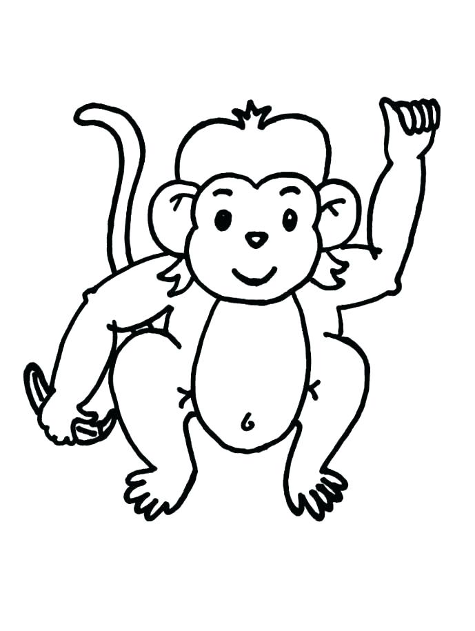 689x915 Cute Monkey Coloring Pages Free Monkey Coloring Pages Spider
