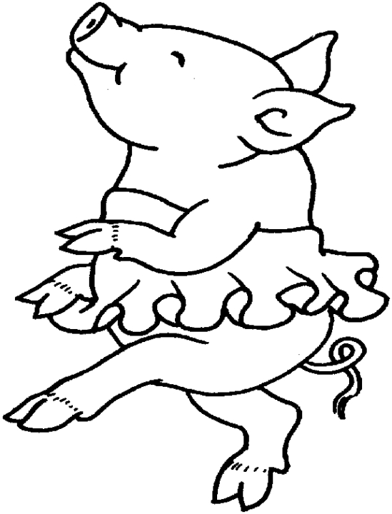 549x720 Get This Cute Pig Coloring Pages