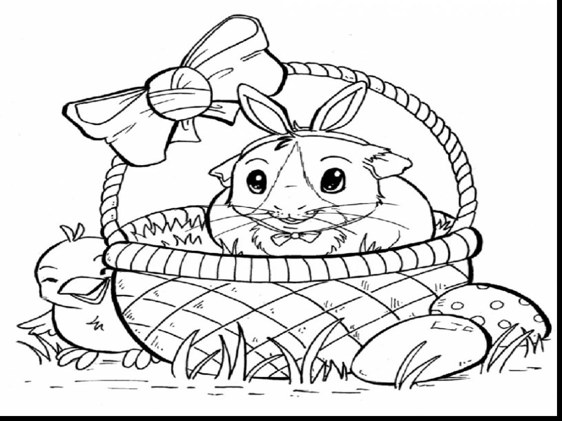 1126x844 Guinea Pig Coloring Pages