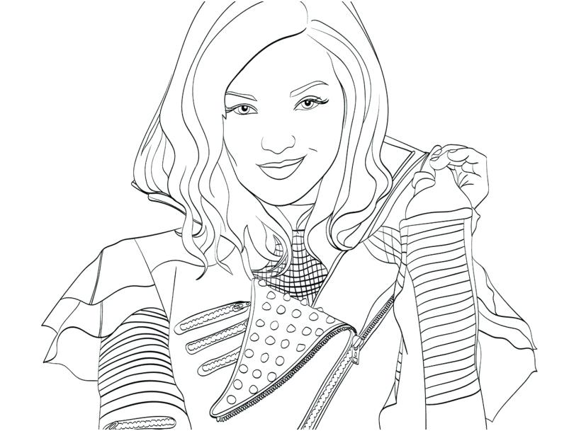 827x609 Coloring Pages Descendants Descendants 2 Coloring Pages Capture