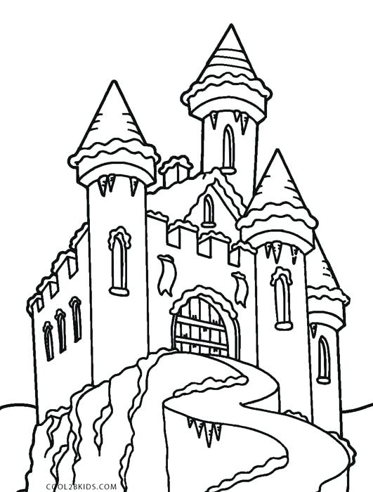 531x700 Printable Castle Coloring Pages For Kids Frozen Castle Coloring
