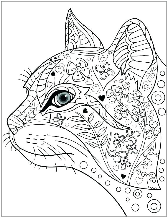 570x738 Dog Coloring Pages For Adults Printable 1 Adult Colouring Pages